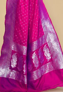 Banarasi Saree in Magenta