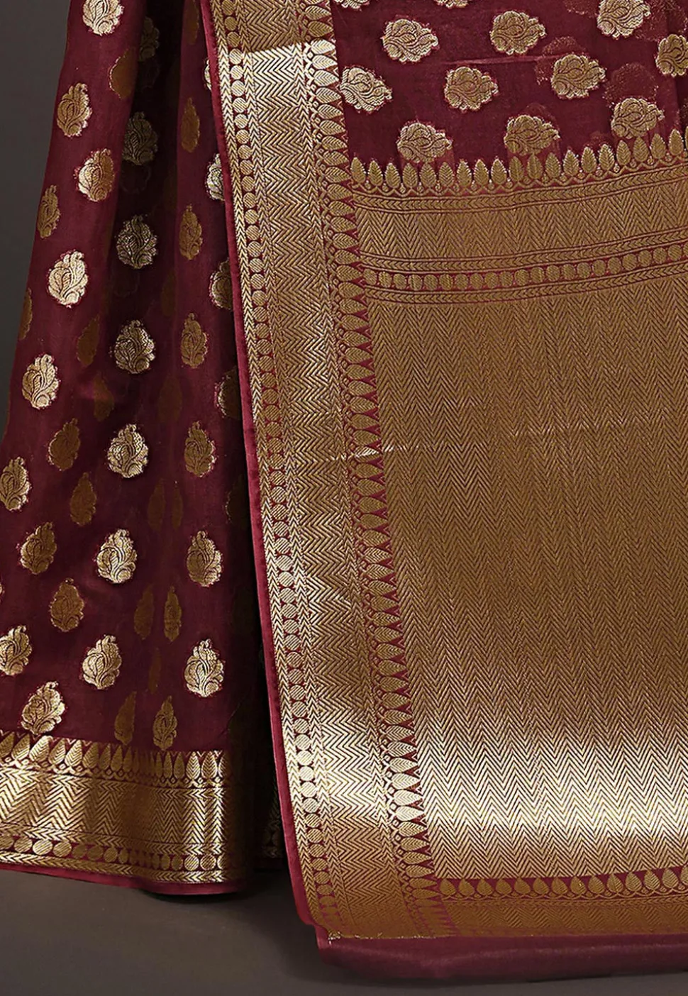Banarasi Saree in Maroon