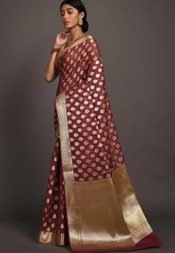 Banarasi Saree in Maroon