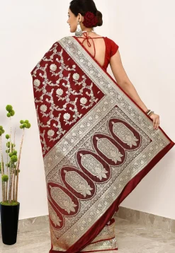 Banarasi Saree in Maroon