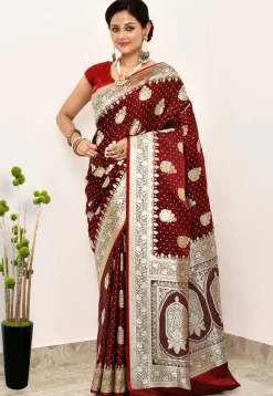 Banarasi Saree in Maroon