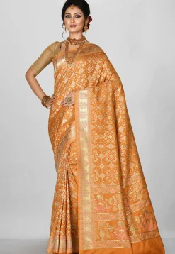 Banarasi Saree in Mustard