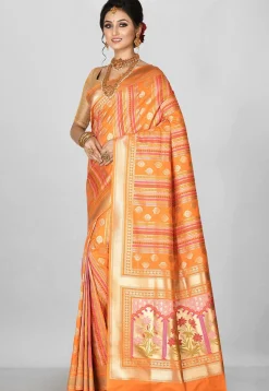 Banarasi Saree in Mustard