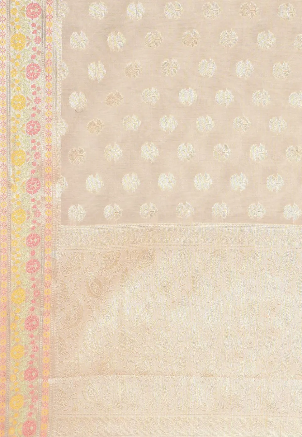 Banarasi Saree in Off White