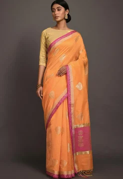Banarasi Saree in Orange