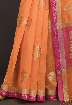 Banarasi Saree in Orange