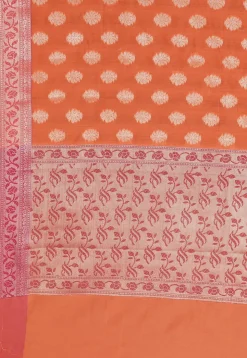 Banarasi Saree in Orange