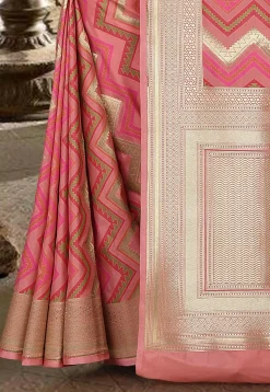 Banarasi Saree in Peach
