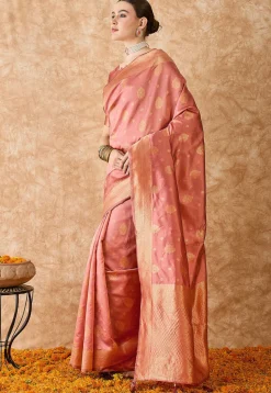Banarasi Saree in Peach