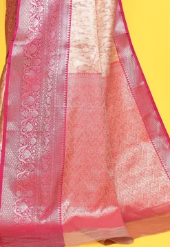Banarasi Saree in Peach
