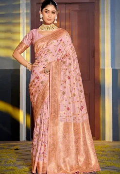 Banarasi Saree in Pink