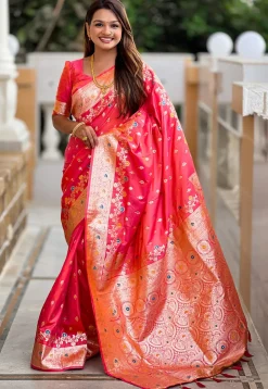 Banarasi Saree in Pink