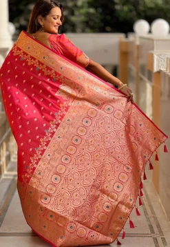 Banarasi Saree in Pink