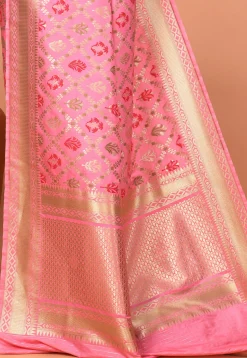 Banarasi Saree in Pink