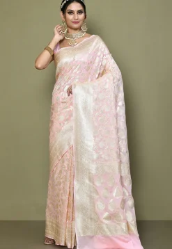 Banarasi Saree in Pink