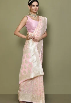 Banarasi Saree in Pink