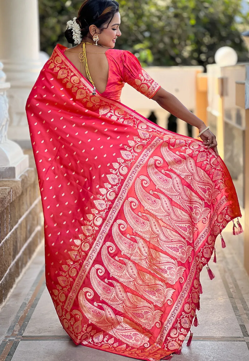 Banarasi Saree in Pink