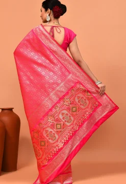 Banarasi Saree in Pink