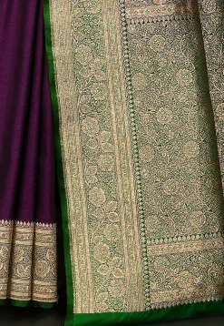 Banarasi Saree in Purple