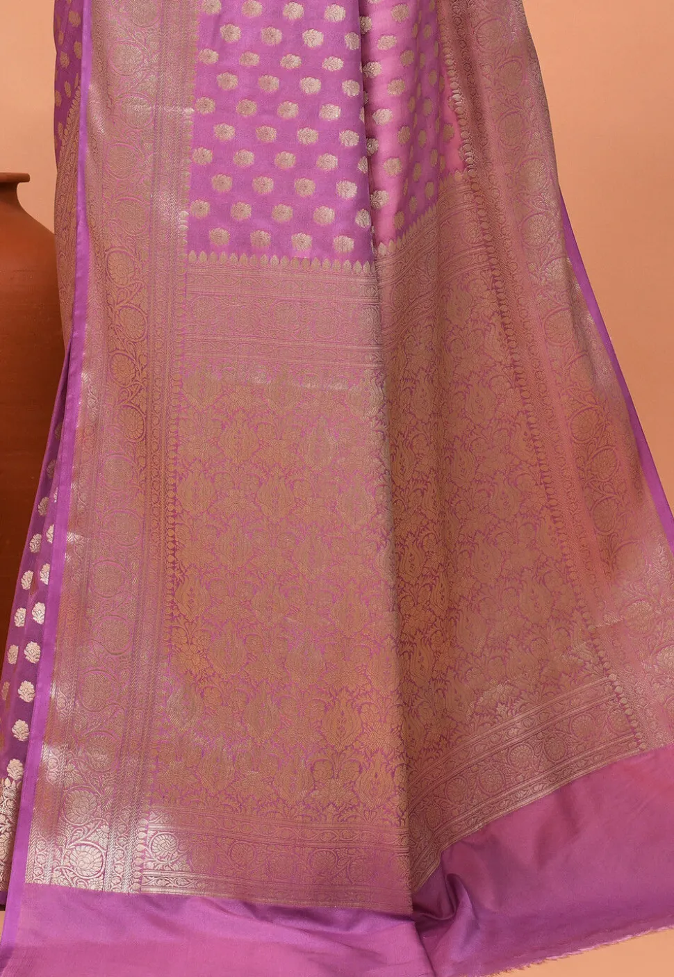 Banarasi Saree in Purple