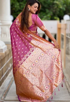 Banarasi Saree in Purple