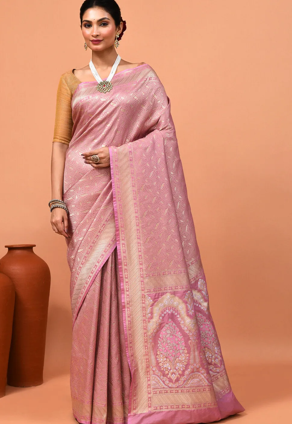 Banarasi Saree in Purple