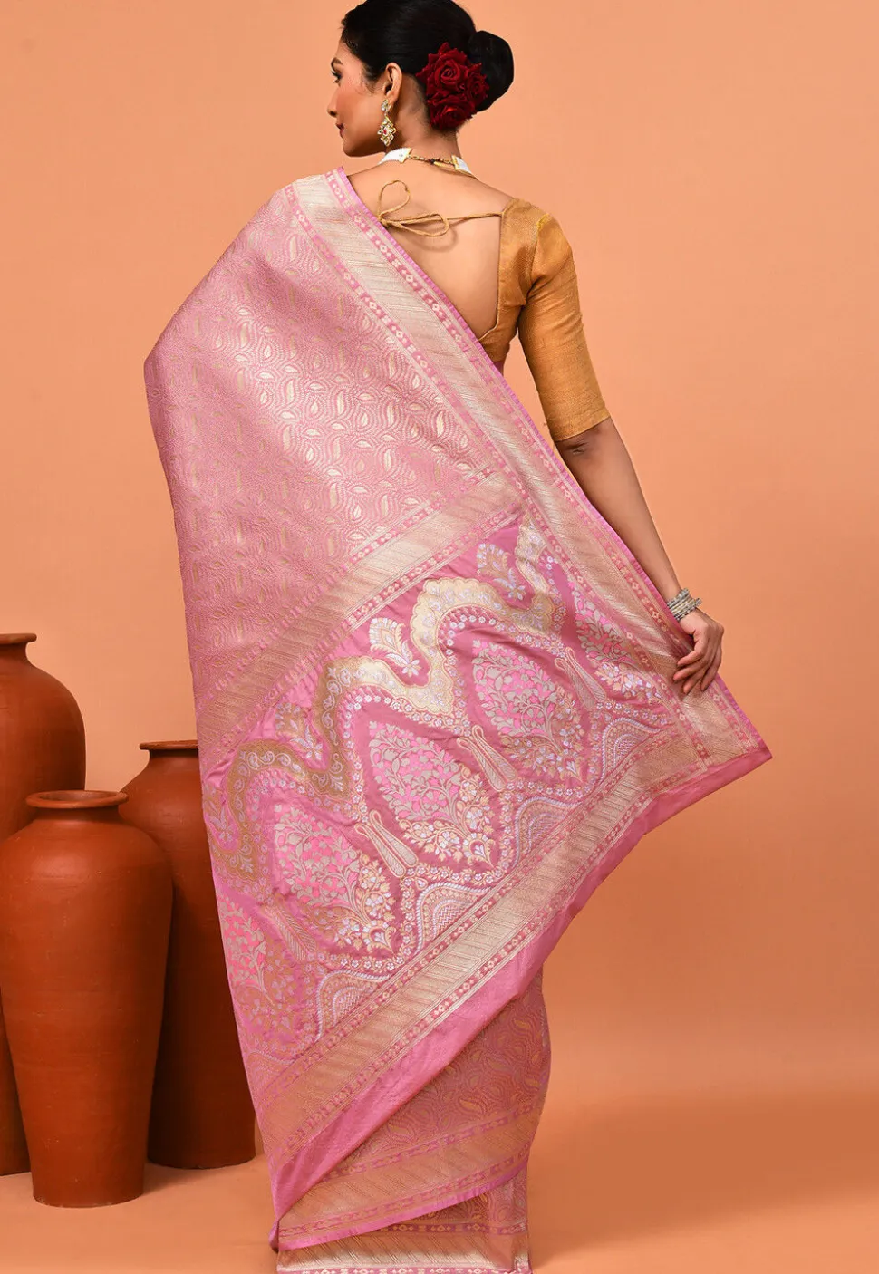 Banarasi Saree in Purple