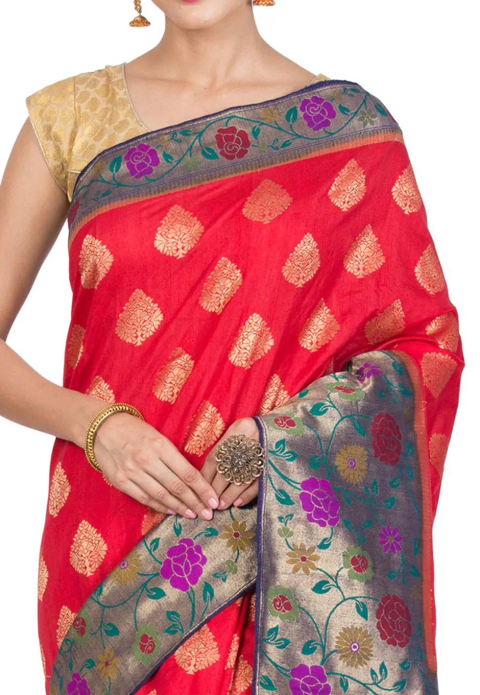 Banarasi Saree in Red