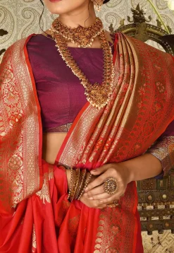 Banarasi Saree in Red