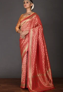 Banarasi Saree in Red