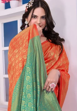 Banarasi Saree in Red