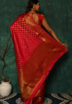 Banarasi Saree in Red