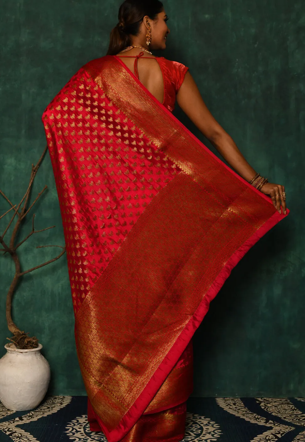 Banarasi Saree in Red