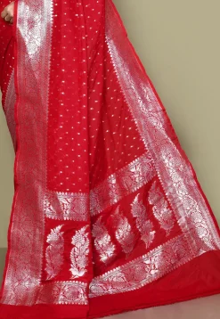 Banarasi Saree in Red