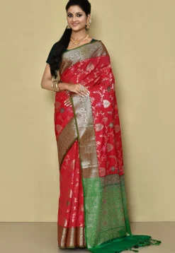 Banarasi Saree in Red