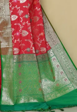 Banarasi Saree in Red