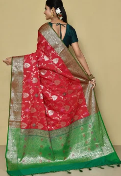 Banarasi Saree in Red