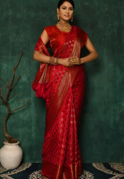 Banarasi Saree in Red