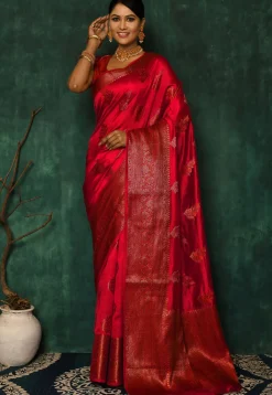 Banarasi Saree in Red
