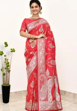 Banarasi Saree in Red