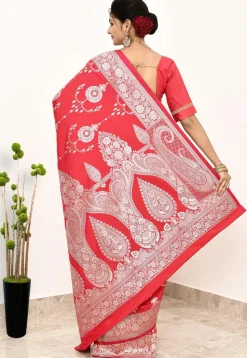 Banarasi Saree in Red