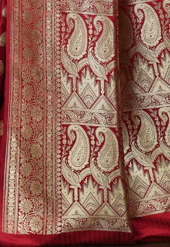 Banarasi Saree in Red