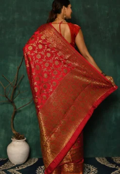 Banarasi Saree in Red
