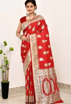 Banarasi Saree in Red