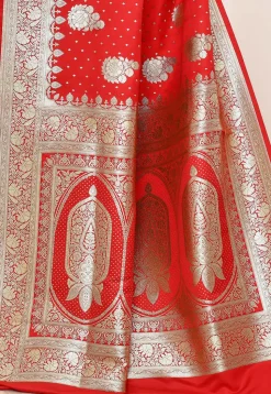 Banarasi Saree in Red