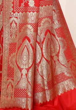 Banarasi Saree in Red