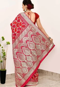 Banarasi Saree in Red