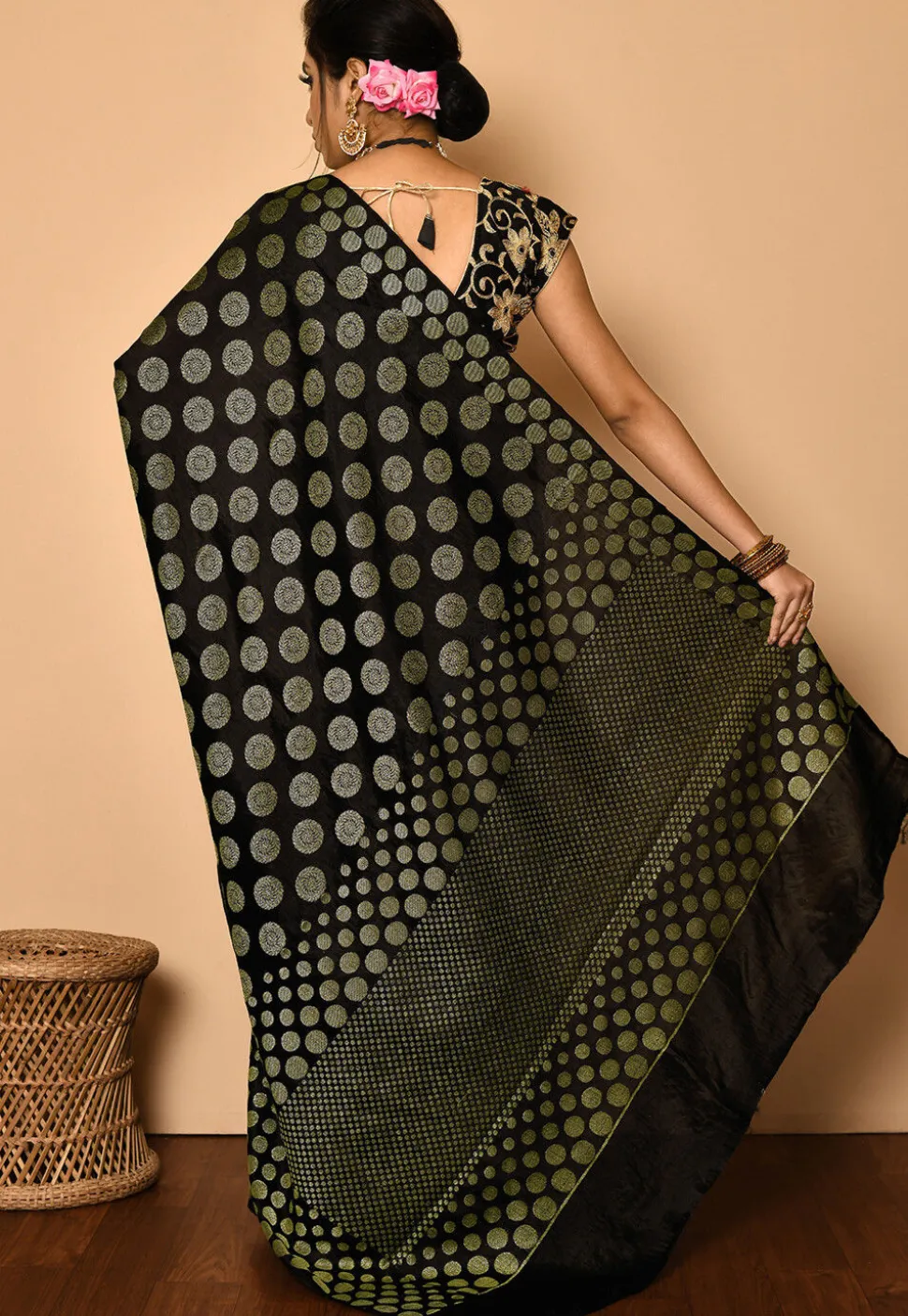 Banarasi Saree in Wine