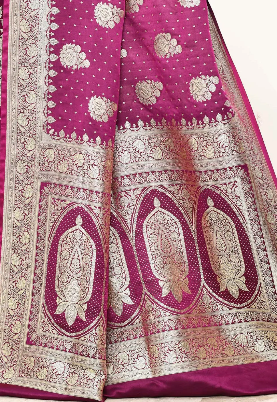 Banarasi Saree in Wine