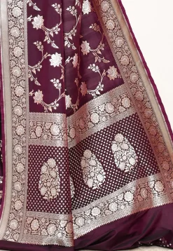 Banarasi Saree in Wine